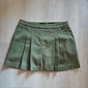 Kenneth Cole Green Mini Skirt